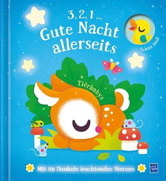 portada 3,2,1. Gute Nacht Allerseits - Tierbabys (en Alemán)