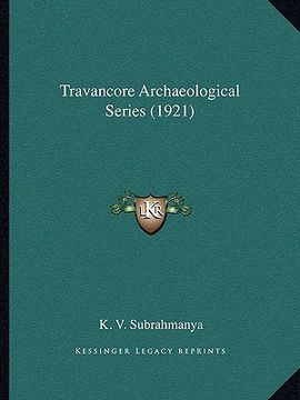 portada travancore archaeological series (1921)
