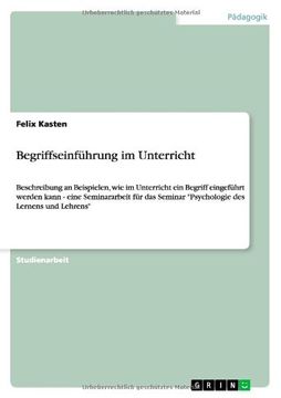 portada Begriffseinführung im Unterricht (German Edition)