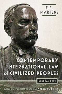 portada Contemporary International law of Civilized Peoples: General Part (en Inglés)