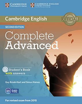 portada Complete Advanced - Second Edition / Student's Book Pack (Student's Book With Answers With Cd-Rom and Class Audio cds (3)) (en Inglés)