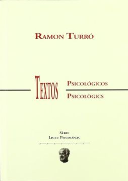 portada ramon turro. textos psicologics-textos psicologicos (in Spanish)