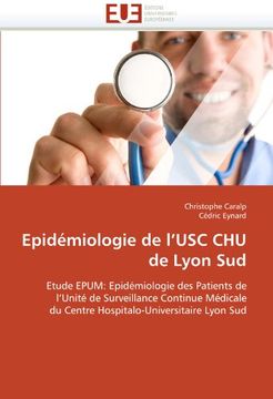 portada Epidemiologie de L'Usc Chu de Lyon Sud