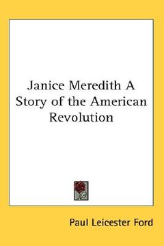 portada janice meredith a story of the american revolution