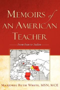 portada memoirs of an american teacher (en Inglés)