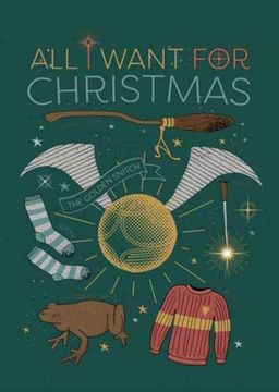 portada Harry Potter: All i Want for Christmas Embellished Card