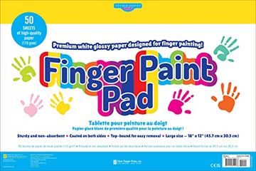 portada Studio Series Junior Finger Paint pad (50 Sheets, 18" x 12") 