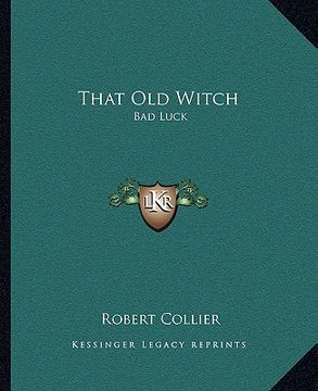 portada that old witch: bad luck