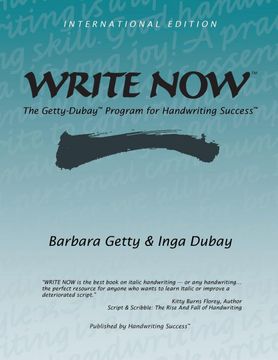 portada Write Now: The Getty-Dubay Program for Handwriting Success (en Inglés)
