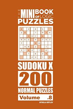 portada The Mini Book of Logic Puzzles - Sudoku x 200 Normal (Volume 8) (en Inglés)