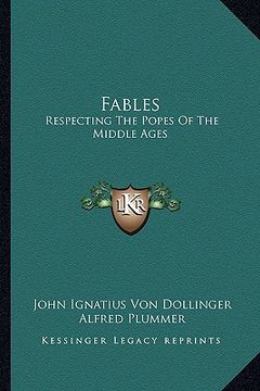 portada fables: respecting the popes of the middle ages (in English)