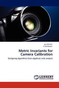 portada metric invariants for camera calibration (en Inglés)