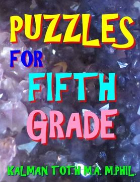 portada Puzzles for Fifth Grade: 80 Large Print Word Search Puzzles