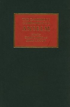 portada the cambridge companion to anselm (en Inglés)