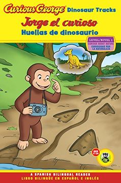 portada Jorge el Curioso Huellas de Dinosaurio 