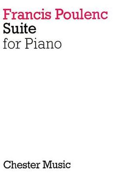 portada francis poulenc suite for piano (en Inglés)