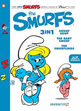 portada The Smurfs 3-In-1 #5: Smurf Soup (in English)