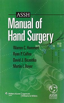 portada ASSH Manual of Hand Surgery (en Inglés)