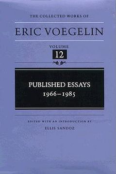 portada published essays, 1966-1985 (cw12) (in English)