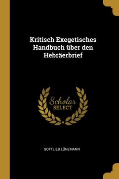 portada Kritisch Exegetisches Handbuch Über den Hebräerbrief (in German)