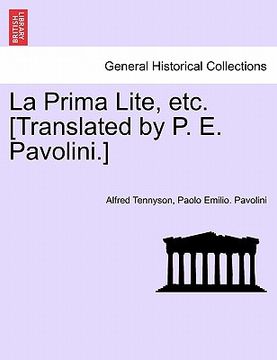 portada la prima lite, etc. [translated by p. e. pavolini.] (en Inglés)