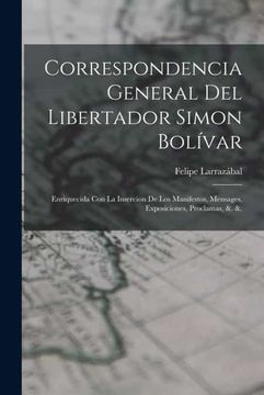 portada Correspondencia General del Libertador Simon Bolivar
