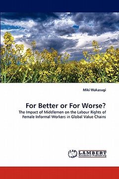 portada for better or for worse? (in English)