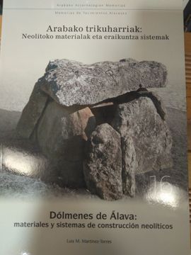 portada Dólmenes de Álava: Materiales y Sistemas de Construcción Neolíticos (in Spanish)