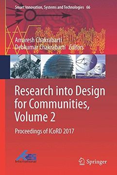 portada Research Into Design for Communities, Volume 2: Proceedings of Icord 2017 (en Inglés)