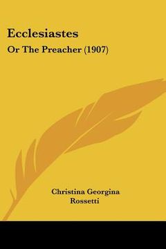 portada ecclesiastes: or the preacher (1907) (en Inglés)