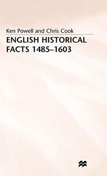 portada English Historical Facts 1485–1603 (Palgrave Historical and Political Facts) 