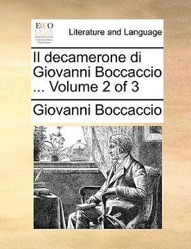 portada Il Decamerone Di Giovanni Boccaccio ... Volume 2 of 3 (in Italian)