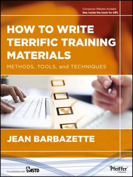 portada how to write terrific training materials: methods, tools, and techniques