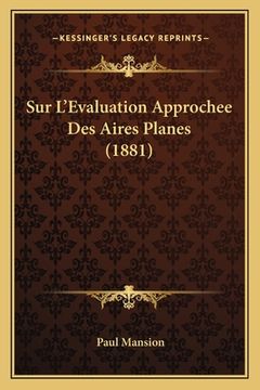 portada Sur L'Evaluation Approchee Des Aires Planes (1881) (in French)