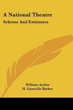 portada a national theatre: scheme and estimates (in English)