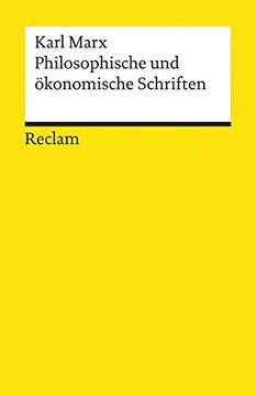 portada Philosophische und Ökonomische Schriften (en Alemán)