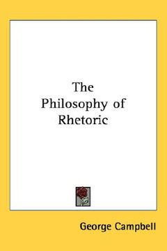 portada the philosophy of rhetoric (en Inglés)