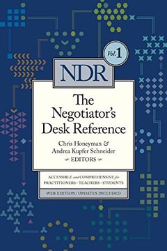 portada The Negotiator's Desk Reference (en Inglés)