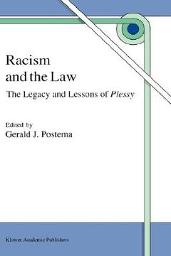 portada racism and the law: the legacy and lessons of plessy