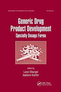 portada Generic Drug Product Development: Specialty Dosage Forms (Drugs and the Pharmaceutical Sciences) (en Inglés)