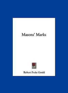 portada masons' marks (en Inglés)