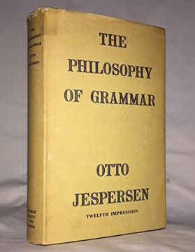 portada The Philosophy of Grammar (Otto Jespersen)