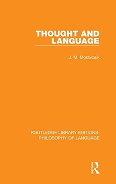 portada Thought and Language (in English)