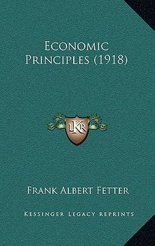portada economic principles (1918) (in English)
