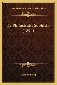 portada De Philostratis Sophistis (1894) (in Latin)