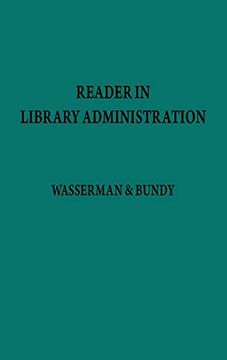 portada Reader in Library Administration (Bibliographies and Indexes in the Performing Arts) 