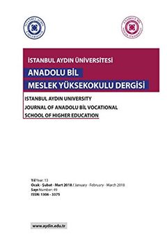 portada Istanbul Aydin Universitesi: Anadolu bil Meslek Yüksekokulu Dergisi (Ocak-Subat-Mart) (en Turco)
