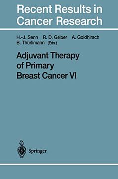 portada Adjuvant Therapy of Primary Breast Cancer vi (Recent Results in Cancer Research, 152) (en Inglés)