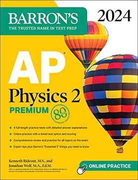 portada AP Physics 2 Premium, 2024: 4 Practice Tests + Comprehensive Review + Online Practice (in English)