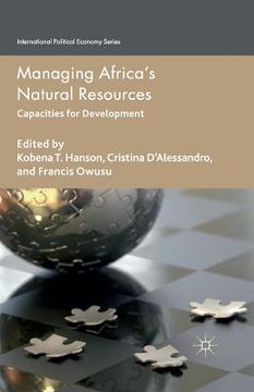 portada Managing Africa's Natural Resources: Capacities for Development (en Inglés)